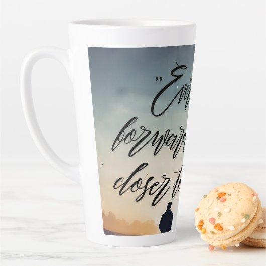 Blijf geïnspireerd – Motivatie en verheffende Desi Latte Mok (In situ)