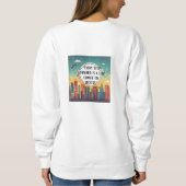 Blijf geïnspireerd – Motivatie en verheffende Desi Trui (Achterkant)