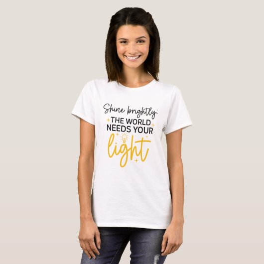 Blijf geïnspireerd! Motivatie Quote Shirt 100% Kat (Voorkant volledig)