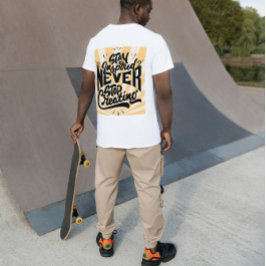 Blijf Geïnspireerd, Stop Nooit Met Creëren – Krach T-shirt