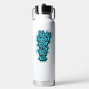 Blijf geïnspireerd waterflesje – kleurrijk Motivat Waterfles