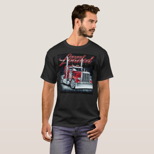 Blijf geladen vrachtwagen t-shirt (Voorkant volledig)