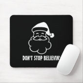 Blijf Geloof Komische Kerstman Muismat (Met muis)