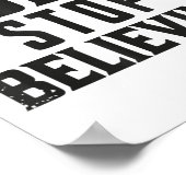 Blijf Geloof Motiveren Poster (Hoek)