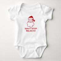 Blijf geloven | Grappige kerstman jumpsuit