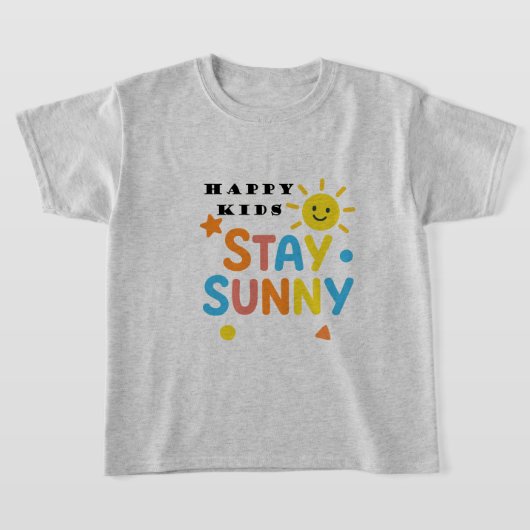 Blijf GELUKKIG KIDS T-shirt (Laagn)