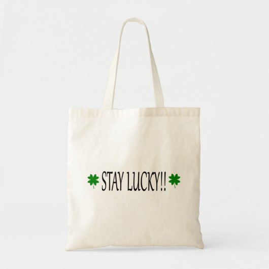 BLIJF GELUKKIG!! TOTE BAG (Voorkant)
