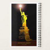 Blijf georganiseerd: Statue of Liberty Travel Plan Planner (Achterkant)