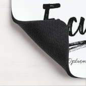 BLIJF GEPOCUSSIEERDE Kantoor Typografie van het We Muismat (Hoek)