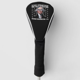 Blijf Gewapend Of Wordt Neergeschoten George Washi Golfheadcover