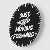 Blijf gewoon doorgaan, gym, drukte, succes grote klok (Hoek)