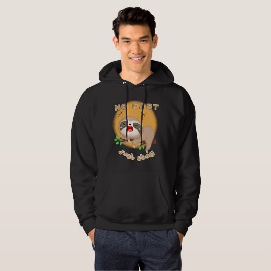 Blijf gewoon lui hoodie (Voorkant volledig)