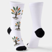 Blijf Gewortelde Cozy T-shirt Sokken (Gebogen)