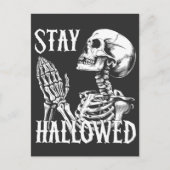 Blijf gezegend bidden Skeleton Handen Halloween Uitnodiging Briefkaart (Voorkant)