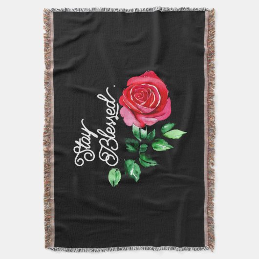 Blijf gezegend deken (Voorkant Verticaal)