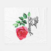 Blijf gezegend fleece deken (Voorkant (Horizontaal))