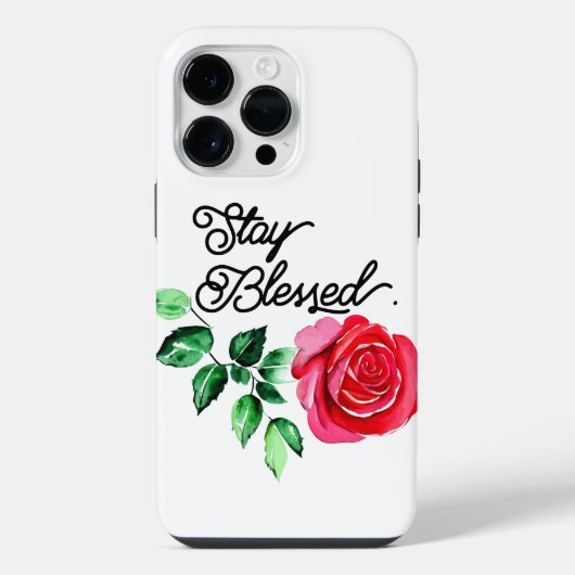 Blijf gezegend iPhone hoesje (Achterkant)