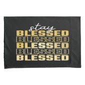 Blijf gezegend Kussenslopen (Voorkant-Rechts)