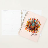 Blijf gezegend met kleurrijke kalkoen planner (Display)