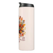 Blijf gezegend met kleurrijke kalkoen thermosbeker (Geroteerd rechts)