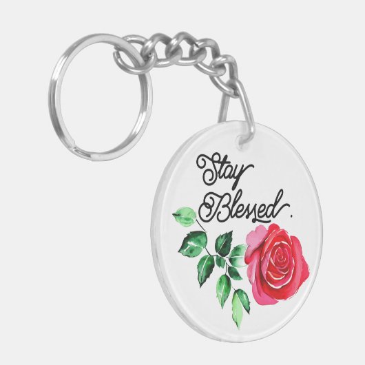 Blijf gezegend sleutelhanger (Voorkant Links)