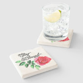 Blijf gezegend stenen onderzetter