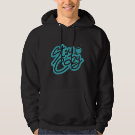 Blijf Gezellig Herfst Winter Quote Hoodie