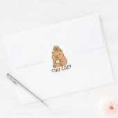 Blijf Gezellige Esthetische Sticker - Warm & Comfo (Envelop)