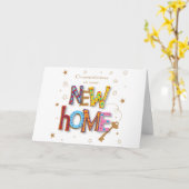 BLIJF GEZIEN IN UW ***NIEUW THUIS*** KAART (Gele Bloem)