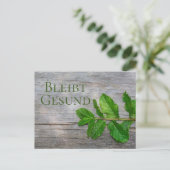 Blijf Gezond  - Briefkaart (Staand voorkant)