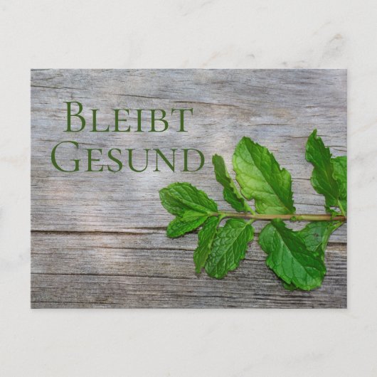 Blijf Gezond  - Briefkaart (Voorkant)