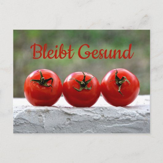 Blijf Gezond  - Briefkaart (Voorkant)