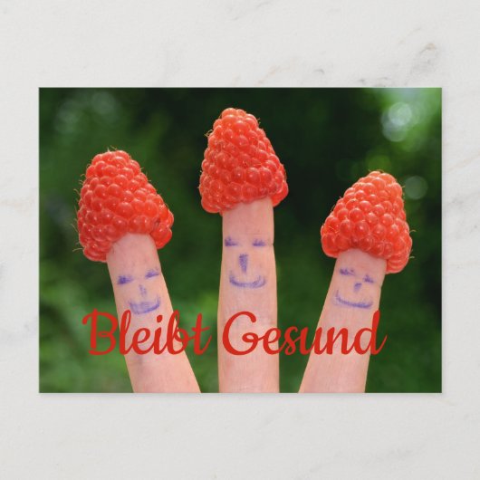 Blijf Gezond  - Briefkaart (Voorkant)