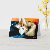 Blijf gezond en word snel beter! kaart (Gele Bloem)