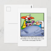 Blijf gezond Humor Grappige Ansichtkaart Briefkaart (Voorkant / Achterkant)