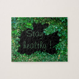 Blijf gezond met groene Klimop Legpuzzel