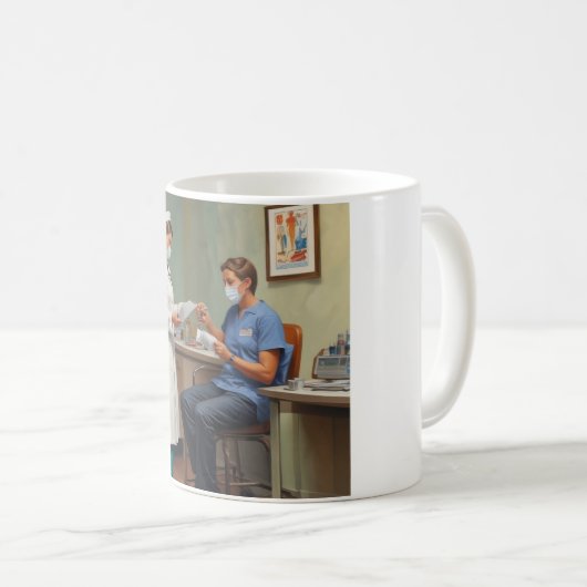 Blijf gezond: sip je weg naar wellness-Mok Koffiemok (Voorkant rechts)