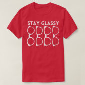 Blijf Glassy 20 White 1 T-shirt (Design voorkant)