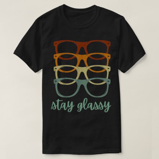 Blijf Glassy T-shirt (Design voorkant)