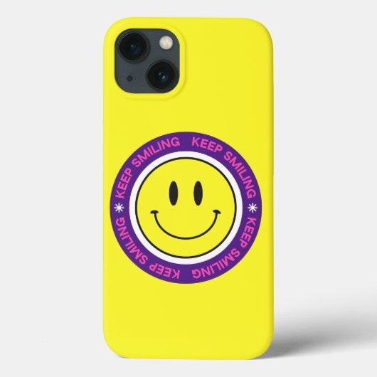 Blijf glimlachen Case-Mate iPhone case (Achterkant)