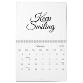 Blijf glimlachen, doe alsof het niet maandag is  kalender (Feb 2026)