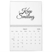 Blijf glimlachen, doe alsof het niet maandag is  kalender (Mar 2026)