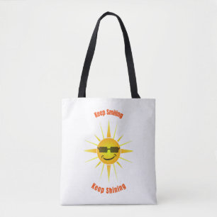 Blijf glimlachen en blijf de Canvas tas van het Li