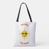 Blijf glimlachen en blijf de Canvas tas van het Li (Achterkant)
