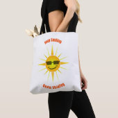 Blijf glimlachen en blijf de Canvas tas van het Li (Dichtbij)