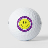 Blijf glimlachen golfballen (Voorkant)