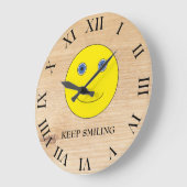 Blijf glimlachen grote klok (Hoek)