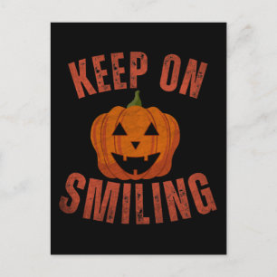 Blijf glimlachen HALLOWEEN GESCHENK Briefkaart