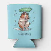 Blijf glimlachen Happy Guinea Pig Genieten van de Blikjeskoeler (Achterkant)