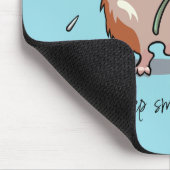 Blijf glimlachen Happy Guinea Pig Genieten van de Muismat (Hoek)